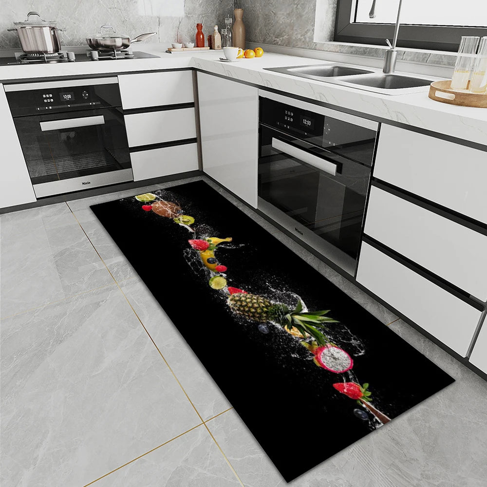 Kitchen Rug Durable Home Entrance Doormat High-end Kitchen Mats for Floor Waterproof House Hold Washable Non-slip Large Carpet