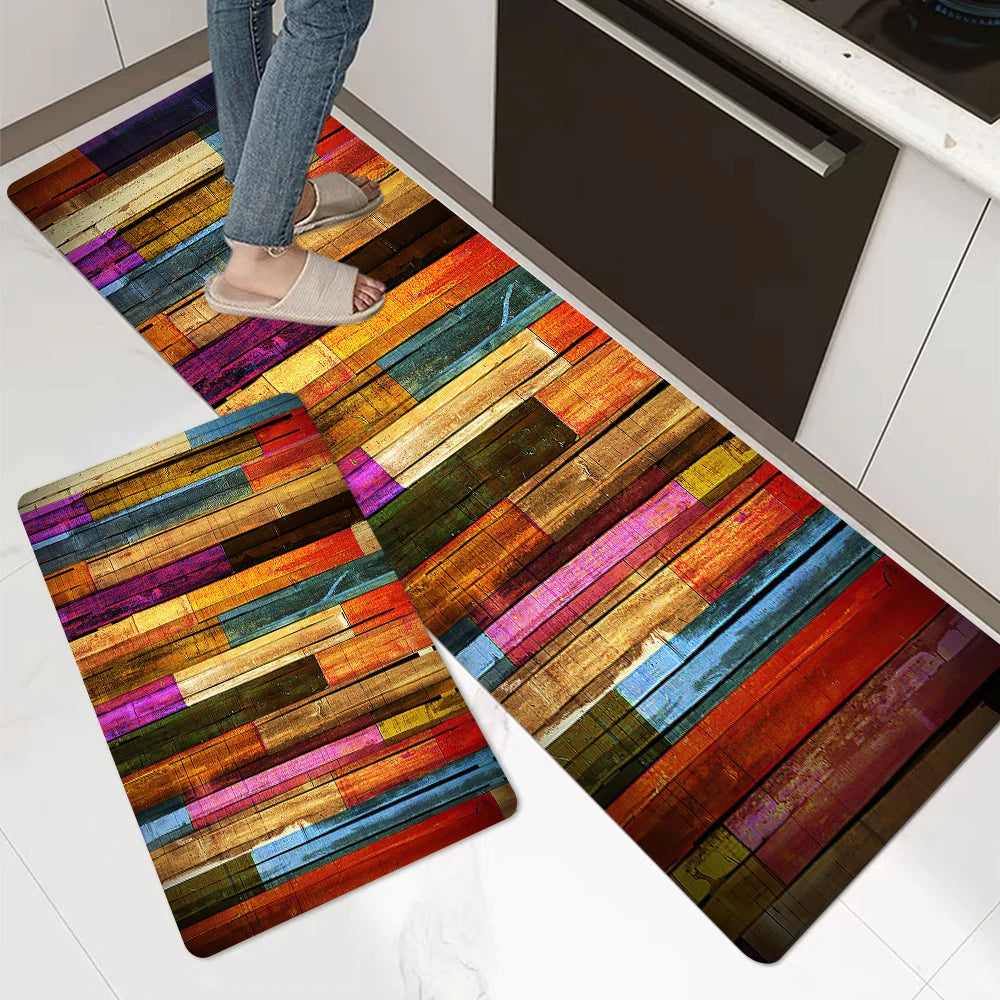 Kitchen Rug Durable Home Entrance Doormat High-end Kitchen Mats for Floor Waterproof House Hold Washable Non-slip Large Carpet
