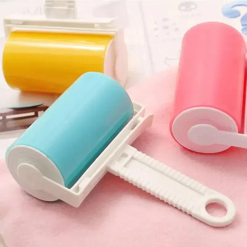 Household Colorful Cleaning Tools Lint Roller Remover Sticky Brush Roller For Pet Hair