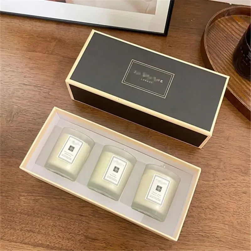 3pcs Scented Candles Romantic Air Fragrance Diffuser Fresh Home Lasting Aromatherapy Companion Christmas Gift