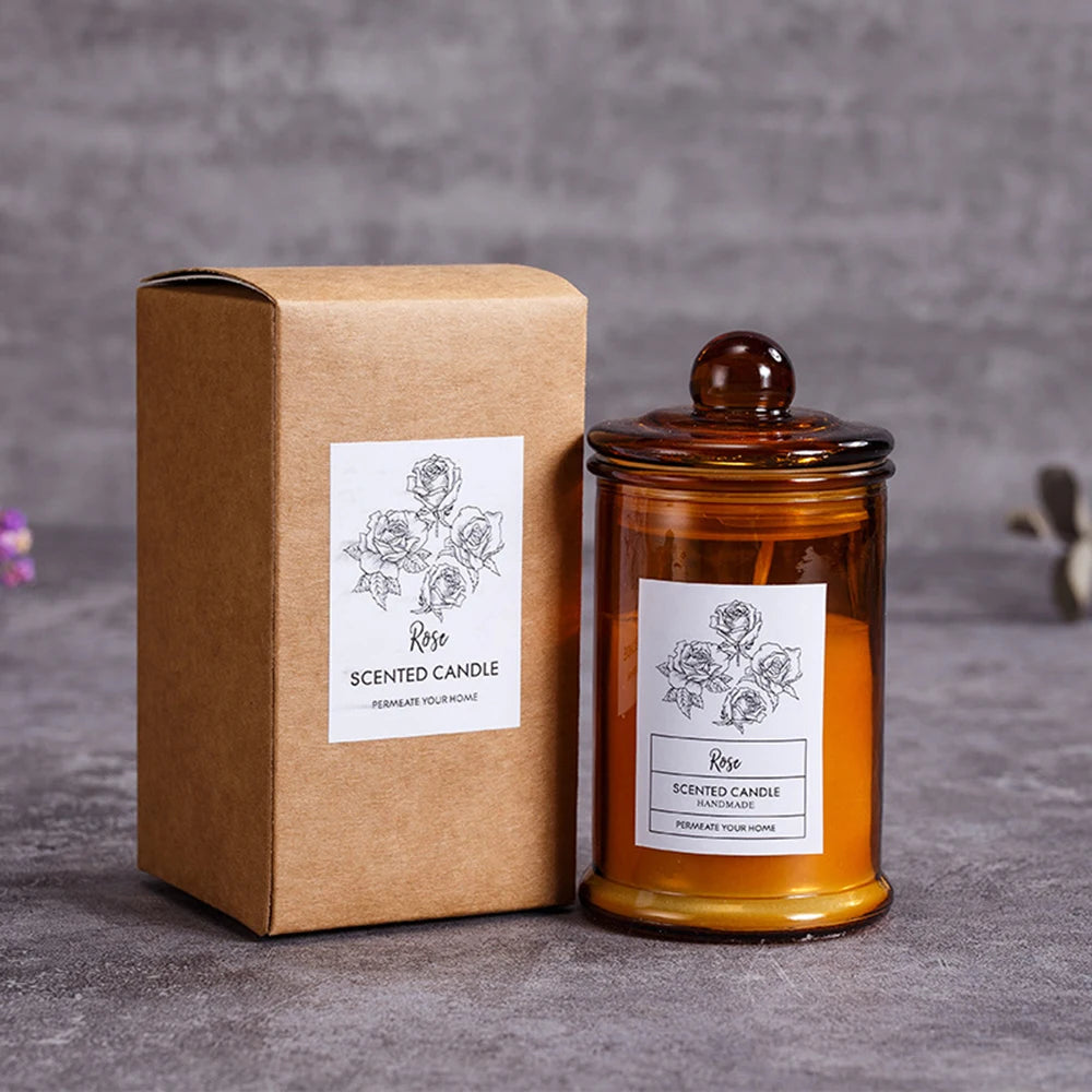 Aromatherapy Candles, Soy Wax, Small Tea Jars, Fragrance Gift, Handheld Gift