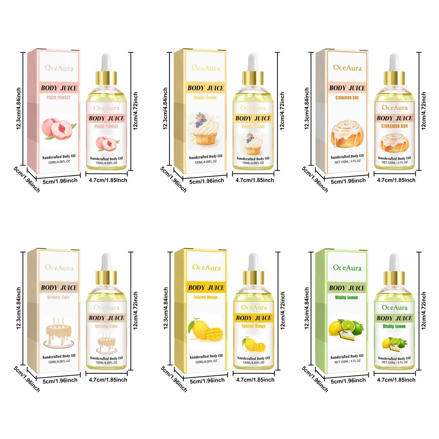 Vanilla Body Massage Oil for Glowing Skin Repair Smooth Stress Relief Moisturizing Dry Skin Tightening Body Essential Oils Care