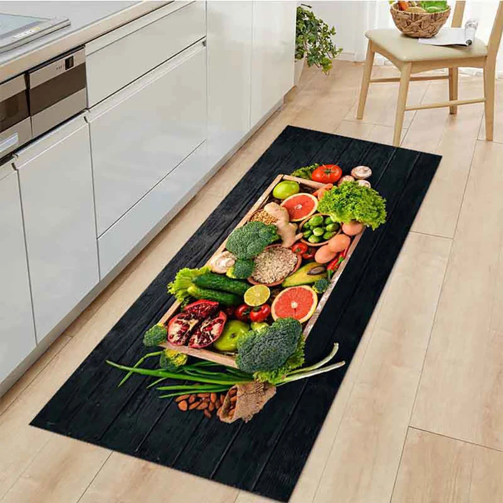 Kitchen Rug Durable Home Entrance Doormat High-end Kitchen Mats for Floor Waterproof House Hold Washable Non-slip Large Carpet